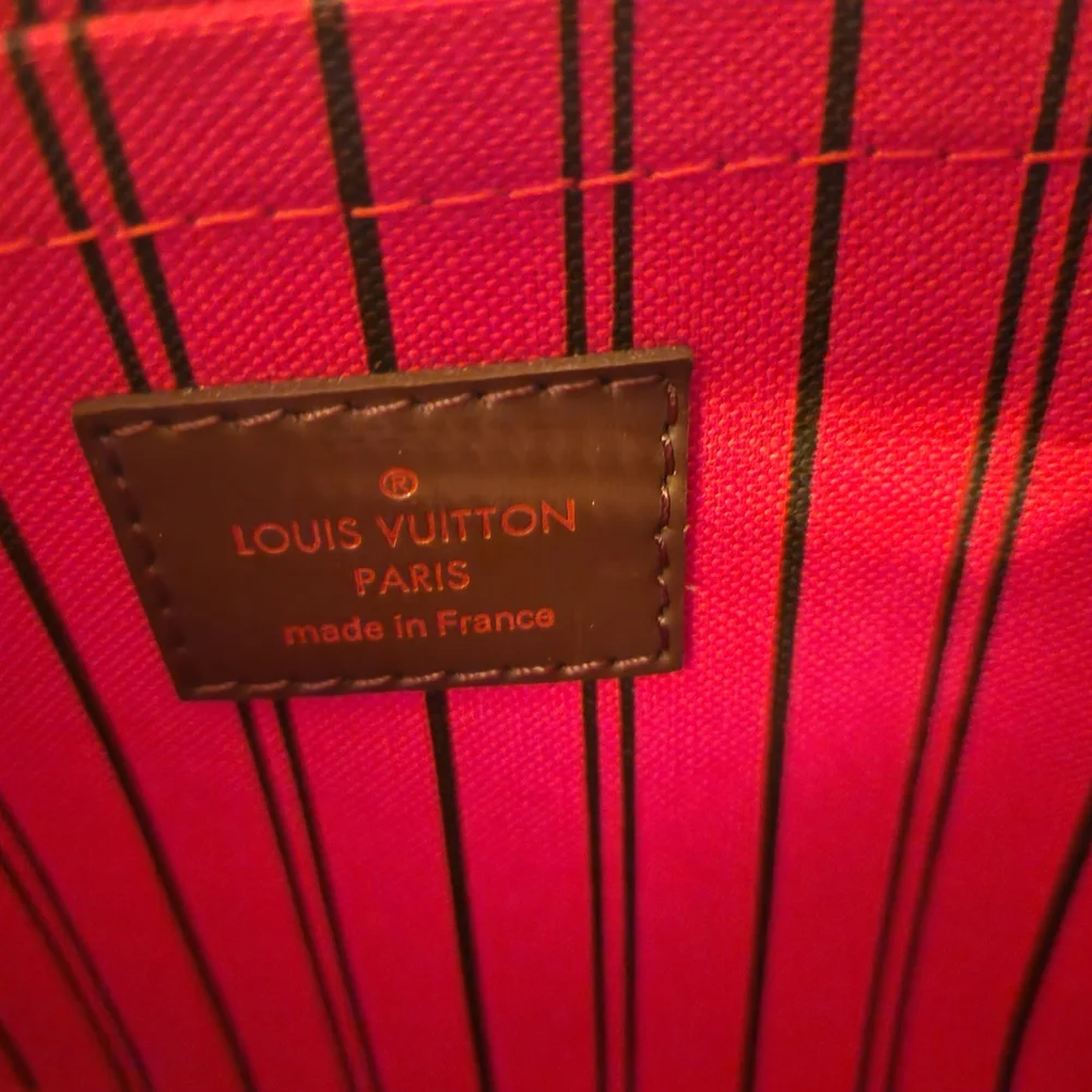Louis Vuitton Damier Brown and Black Checkered Wristlet